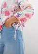 Muslinblus i ren bomull, bonprix
