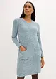 Klänning av stickad fleece, bonprix