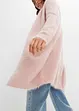 Lång cardigan med fluffigt utseende, bonprix