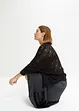 Hålmönstrad cardigan, bonprix