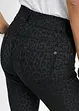 Leopardmönstrade jeggings, bonprix