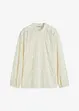 Lätt transparent blus med blomapplikation, bonprix
