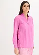Tunika i poplin med knappar, bonprix