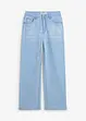 Wide Leg Jeans med medelhög midja, bonprix