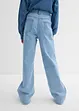 Wide Leg Jeans med medelhög midja, bonprix