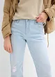 Straight Jeans Mid Waist, cropped, bonprix