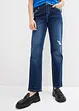 Straight Jeans Mid Waist, cropped, bonprix