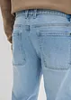 Stretchjeans i kraftig denim med avsmalnande ben, Loose Fit, bonprix