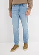 Stretchjeans i kraftig denim med avsmalnande ben, Loose Fit, bonprix