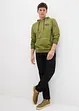 Sweatshirt med huva i ekologisk bomull, bonprix