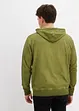 Sweatshirt med huva i ekologisk bomull, bonprix