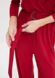 Jumpsuit med 3/4-ärmar och skärp, bonprix