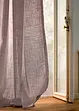 Gardinlängd med linnelook och återvunnen polyester (2-pack), bonprix