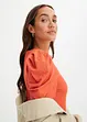 Ribbstickad jerseyklänning, bonprix