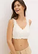 Bralette med framknäppning utan bygel, bonprix