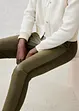 Skinnleggings i lammnappa med resårinfällning, bonprix