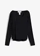Långärmad topp med 2-i-1-look, bonprix