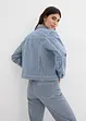 Randig jeansjacka i kort modell, bonprix