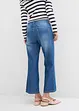 Straight Jeans Mid Waist med bekväm midja, cropped, bonprix