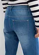 Straight Jeans Mid Waist med bekväm midja, cropped, bonprix