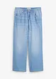 Straight Jeans Mid Waist med bekväm midja, cropped, bonprix