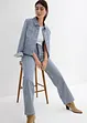 Straight Jeans, High Waist, med ränder, bonprix