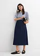 Jeanskjol i omlottstil, Super Soft, bonprix
