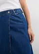 Jeanskjol i omlottstil, Super Soft, bonprix