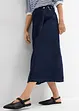 Jeanskjol i omlottstil, Super Soft, bonprix