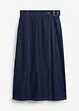 Jeanskjol i omlottstil, Super Soft, bonprix