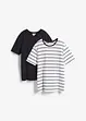 T-shirt i ekologisk bomull (2-pack), bonprix