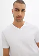 T-shirt i Slim Fit av ren ekologisk bomull (2-pack), bonprix