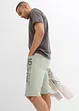 Jeansshorts med tryck, Regular Fit, bonprix