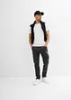 Regular Fit Cargo Jeans i dra på-modell, Tapered, bonprix
