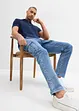 Regular Fit Cargo Jeans i dra på-modell, Tapered, bonprix