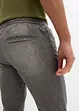 3/4-Jeans i dra på-modell av tunn denim, Regular Fit, Straight (2-pack), bonprix