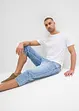 Regular Fit 3/4-Jeans, Straight, bonprix