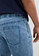 Tunna dra på-jeans i ledig modell, raka ben, bonprix