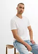 T-shirt i Slim Fit av ren ekologisk bomull (2-pack), bonprix