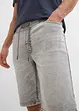 Jeansbermudas i dra på-modell, Regular Fit, bonprix