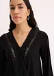Topp med spets och omlottlook, bonprix