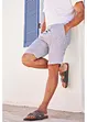 Bermudas med linne, normal passform, bonprix