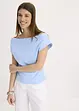 Off-shoulder-topp av ren ekologisk bomull, bonprix