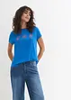 T-shirt i basmodell med tryck (2-pack), bonprix