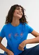 T-shirt i basmodell med tryck (2-pack), bonprix