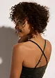 Tankini (2 delar) med glittertrådar, bonprix