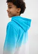 Sweatshirt med huva med olika färgnyanser för barn, bonprix