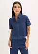 Blus med hålbroderi, bonprix
