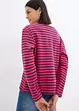 Sweatshirt av material med struktur, bonprix