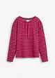 Sweatshirt av material med struktur, bonprix